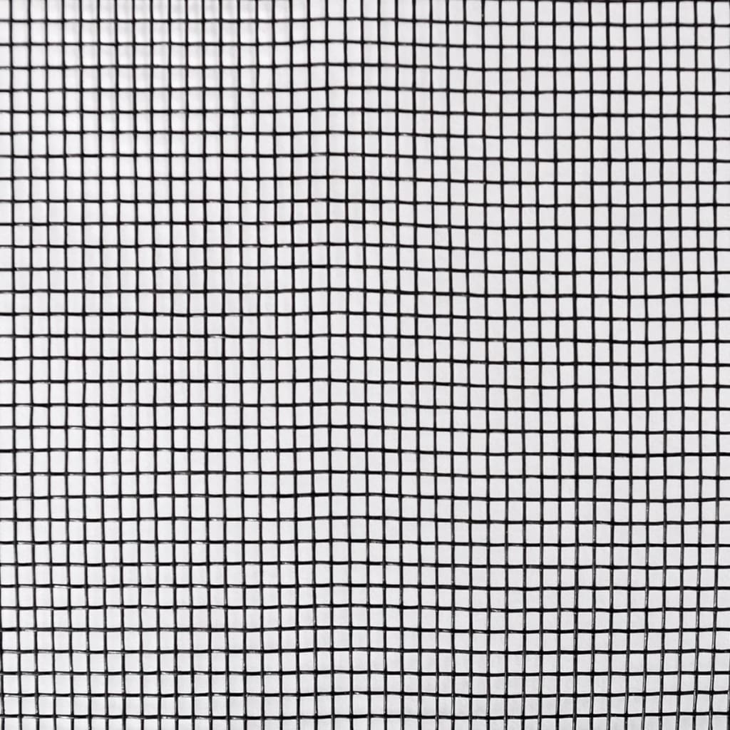 vidaXL Écran en treillis Fibre de verre 100x1000 cm Noir