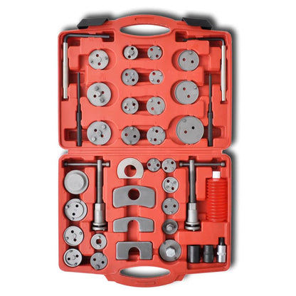 vidaXL Kit d'outils de filetage de piston d'étrier 40 pcs