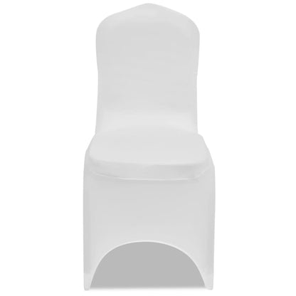 Housse blanche extensible pour chaise 50 pièces
