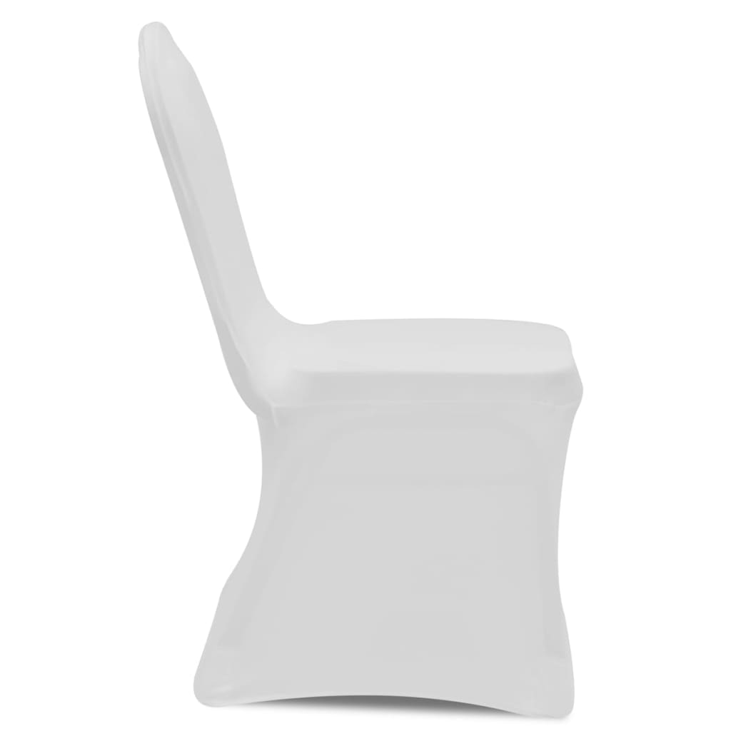 Housse blanche extensible pour chaise 50 pièces
