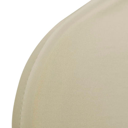 Housse crème extensible pour chaise 6 pièces