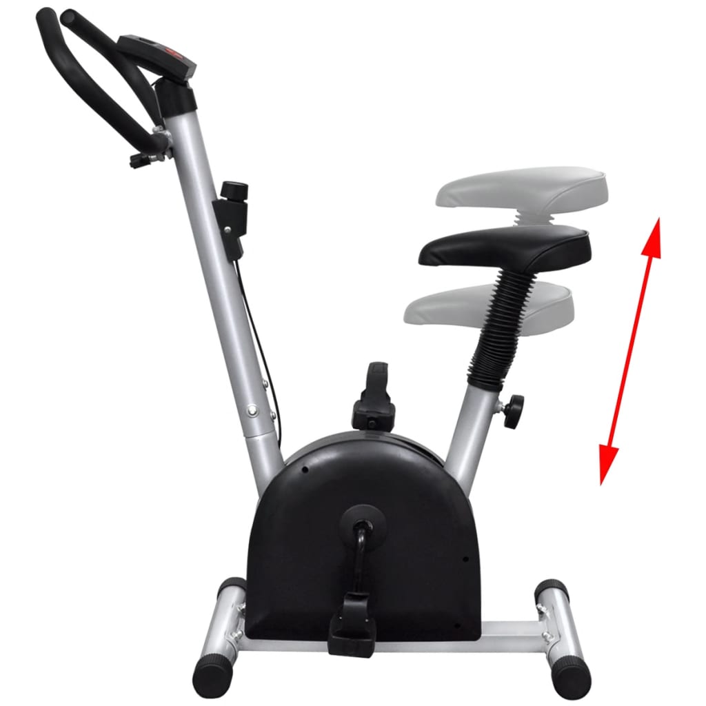 vidaXL Vélo d'appartement avec selle