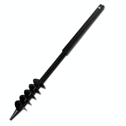 Bêche et tarière manuelle 80 mm Avec Rallonge mèche tarière 13 m