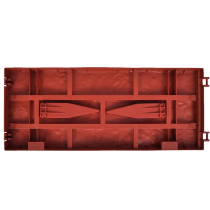 vidaXL Clôture de jardin avec design de briques 11 pcs