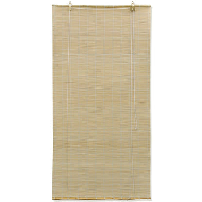 vidaXL Store à rouleau bambou naturel 100x160 cm