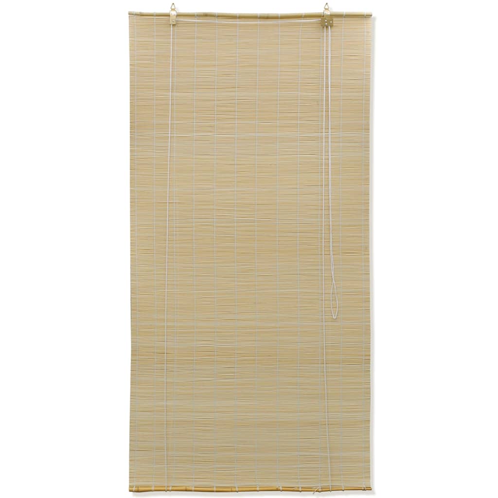 vidaXL Store à rouleau bambou naturel 120x160 cm