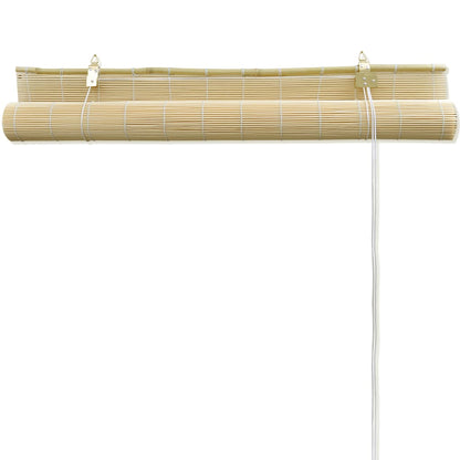 vidaXL Store à rouleau bambou naturel 120x160 cm