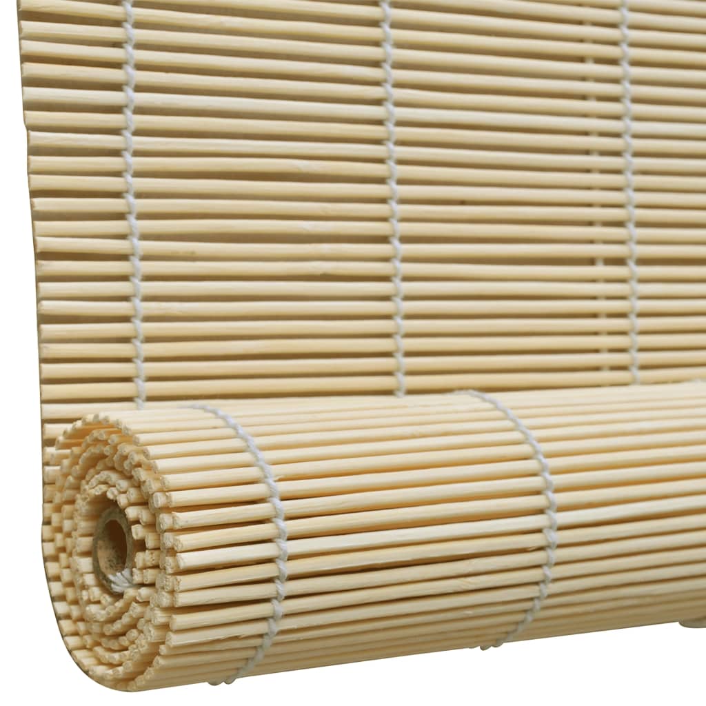 vidaXL Store à rouleau bambou naturel 150x220 cm