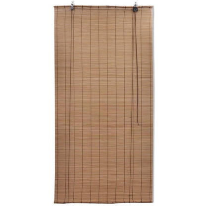 vidaXL Store roulant Bambou Marron 80x160 cm
