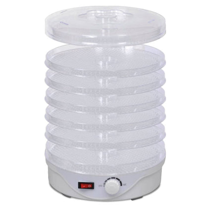 vidaXL Déshydrateur avec 6 plateaux empilables (ronds)
