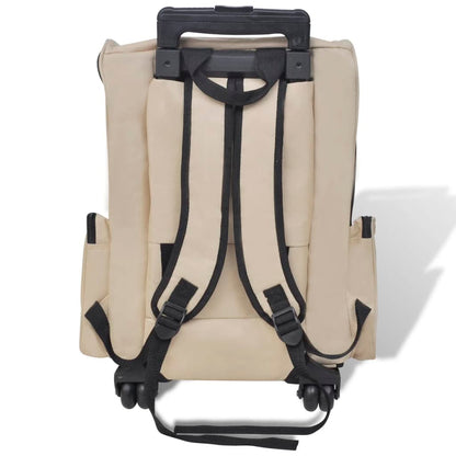 vidaXL Chariot polyvalent pliable pour animaux de compagnie Beige
