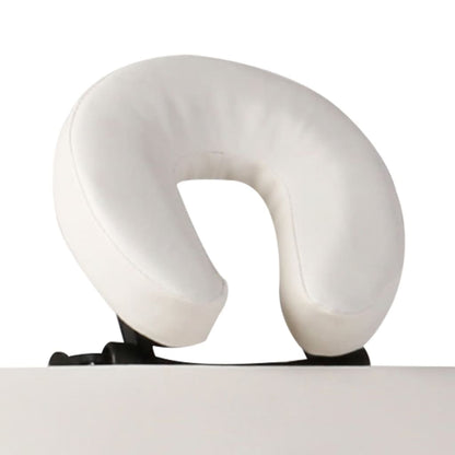 vidaXL Table de massage pliable Blanc crème 2 zones cadre en aluminium