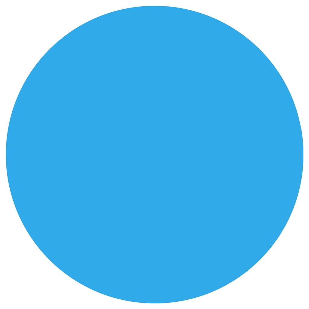 vidaXL Couverture de piscine ronde 488 cm PE Bleu
