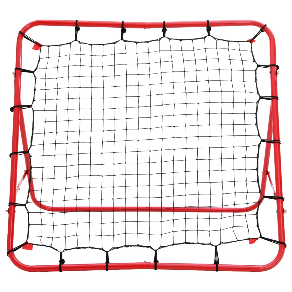 vidaXL Filet de rebond de football réglable 100x100 cm