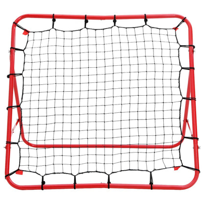 vidaXL Filet de rebond de football réglable 100x100 cm