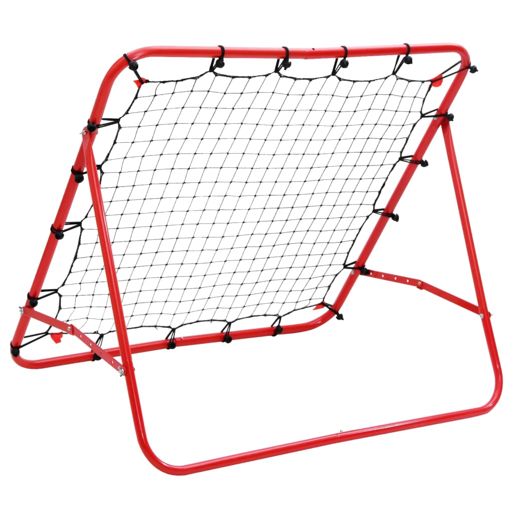 vidaXL Filet de rebond de football réglable 100x100 cm