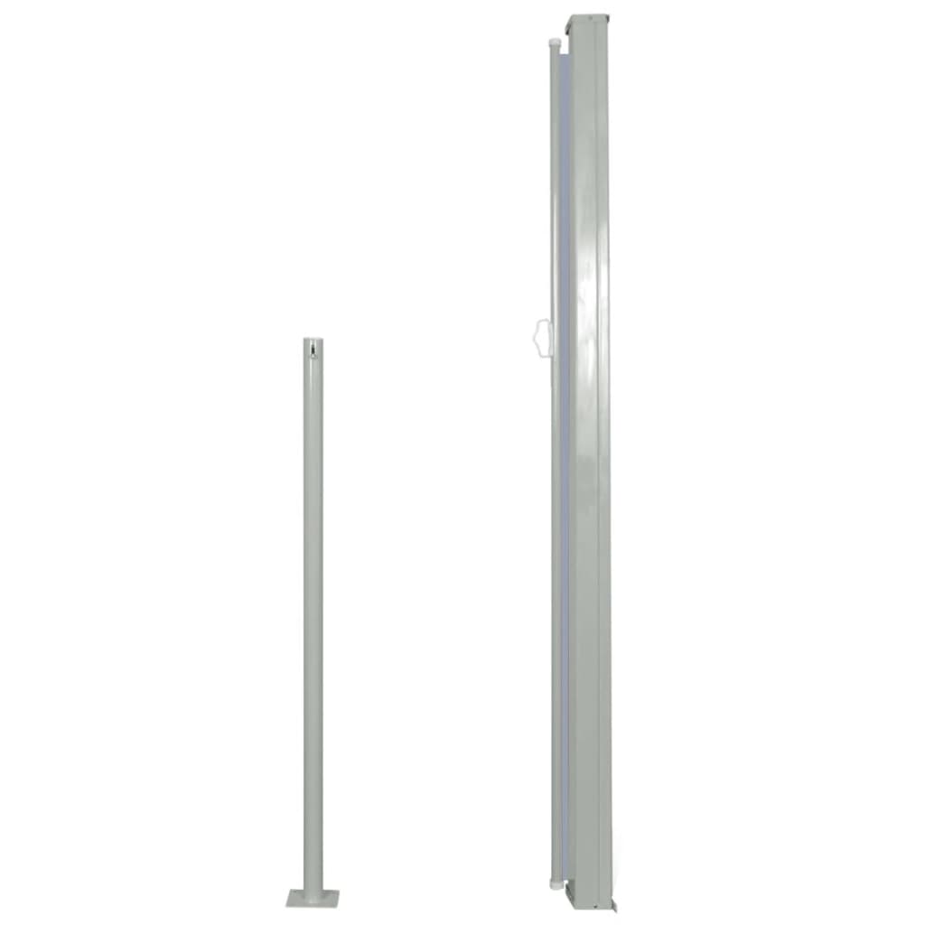 vidaXL Auvent latéral rétractable de patio 160 x 300 cm Gris