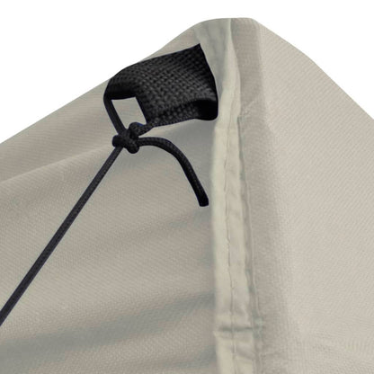 vidaXL Tente pliable avec 4 parois Crème 3 x 3 m