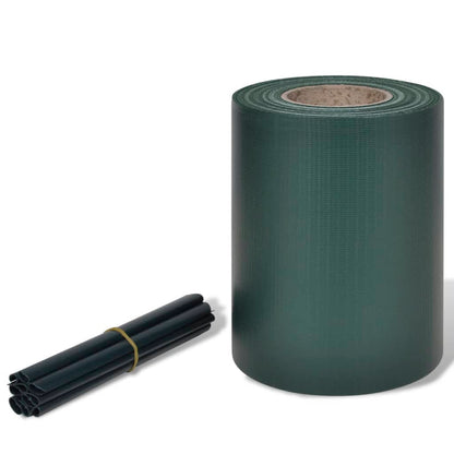 vidaXL Écran d'intimité de jardin PVC 70 x 0,19 m Vert