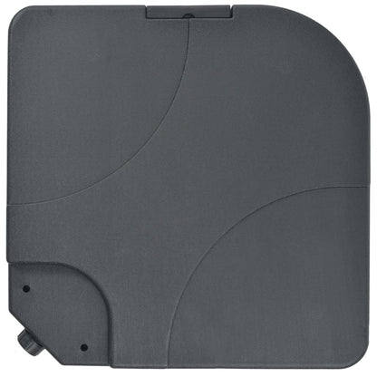 Base de parasol portable Sable/Eau 60 L
