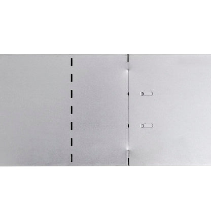 vidaXL Clôture de pelouse flexible 20 pcs Acier galvanisé 100x14 cm