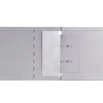 vidaXL Clôture de pelouse flexible 20 pcs Acier galvanisé 100x14 cm