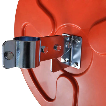 vidaXL Miroir de trafic convexe d'extérieur Plastique PC Orange 45 cm