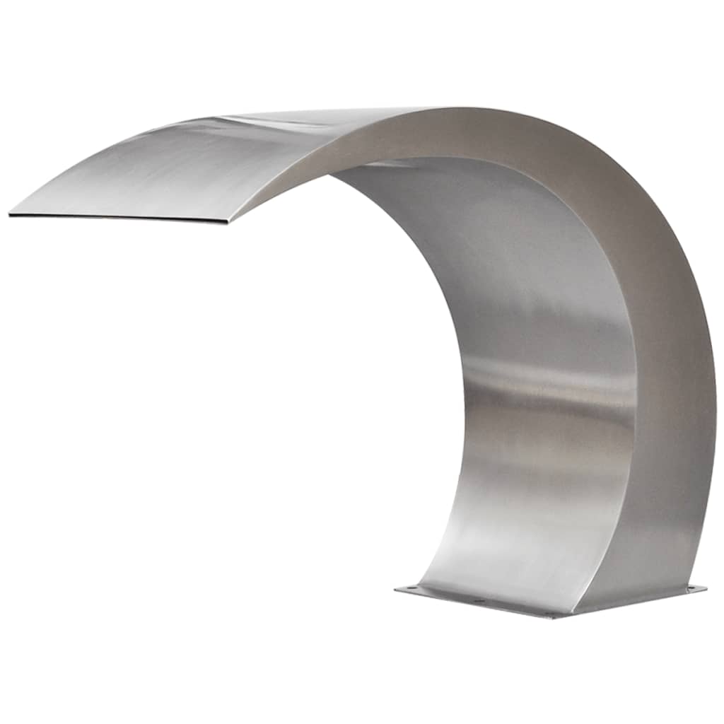 vidaXL Fontaine cascade de piscine Acier inoxydable 45 x 30 x 60 cm