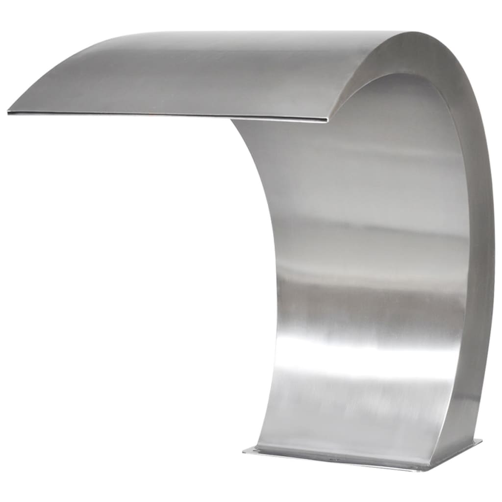 vidaXL Fontaine cascade de piscine Acier inoxydable 45 x 30 x 60 cm