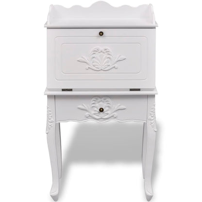 vidaXL Bureau en style français Bois