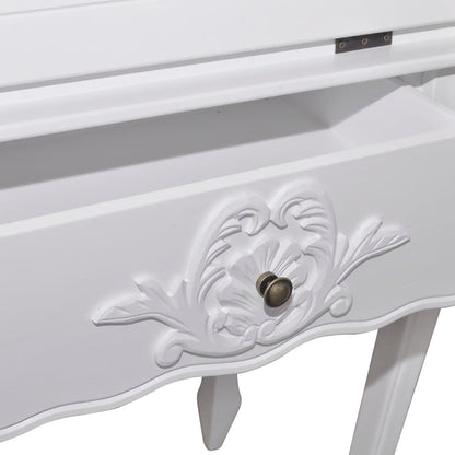 vidaXL Bureau en style français Bois