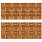 Kit tuiles de plancher en acacia 30 x 30 cm 20 pcs
