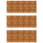 Kit tuiles de plancher en acacia 30 x 30 cm 30 pcs