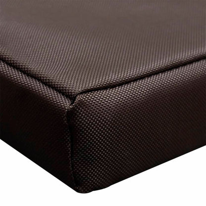 vidaXL Tapis plat pour chiens Rectangulaire Marron Taille L