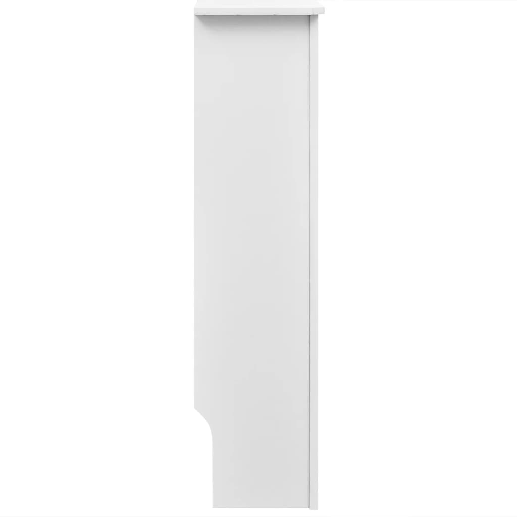 vidaXL Cache-radiateur 152 cm MDF Blanc