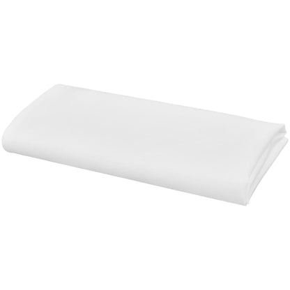vidaXL Serviettes de table 100 pcs Blanc 50x50 cm