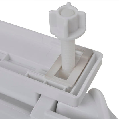 vidaXL Abattant WC à fermeture en douceur Blanc Ovale