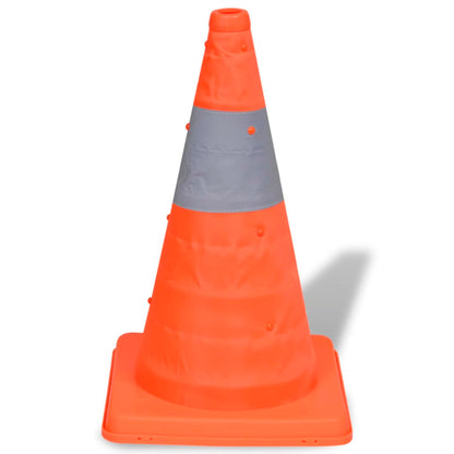 vidaXL Cônes de signalisation escamotables 5 pcs 42 cm