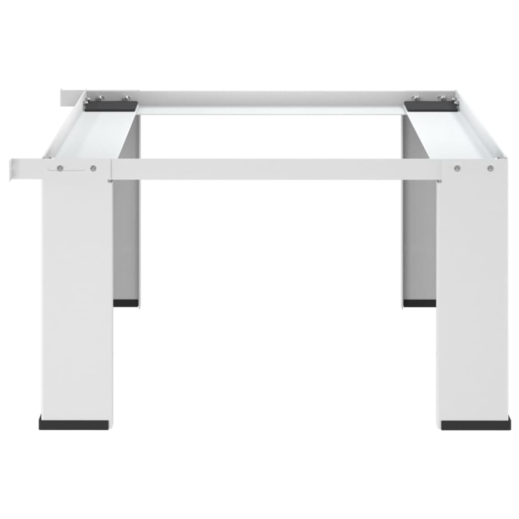 vidaXL Socle pour machine à laver Blanc