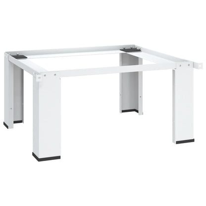 vidaXL Socle pour machine à laver Blanc