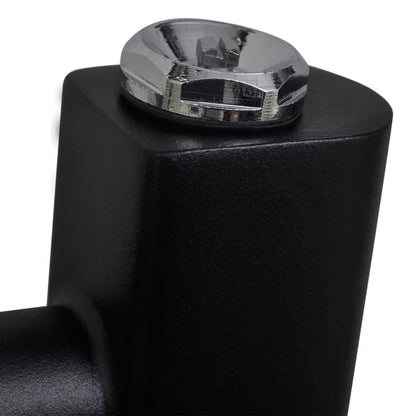 vidaXL Sèche-serviettes eau chaude à rails incurvés noir 500 x 764 mm