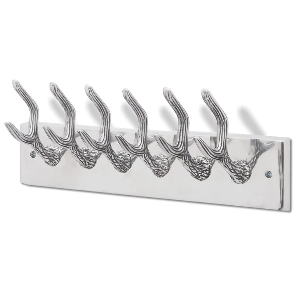 Cintre/portemanteau en aluminium Argent