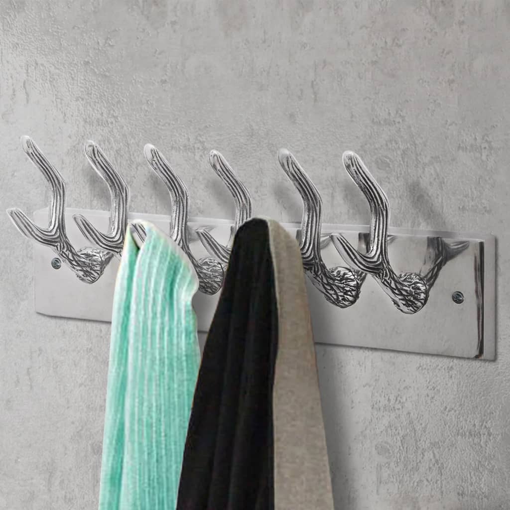 Cintre/portemanteau en aluminium Argent
