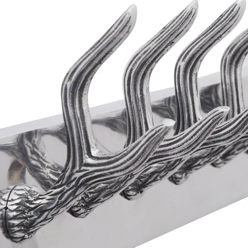 Cintre/portemanteau en aluminium Argent