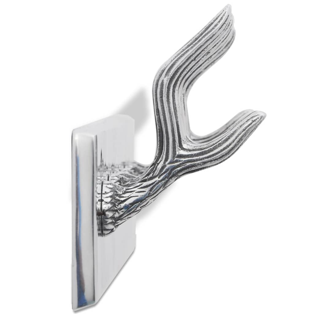 Cintre/portemanteau en aluminium Argent