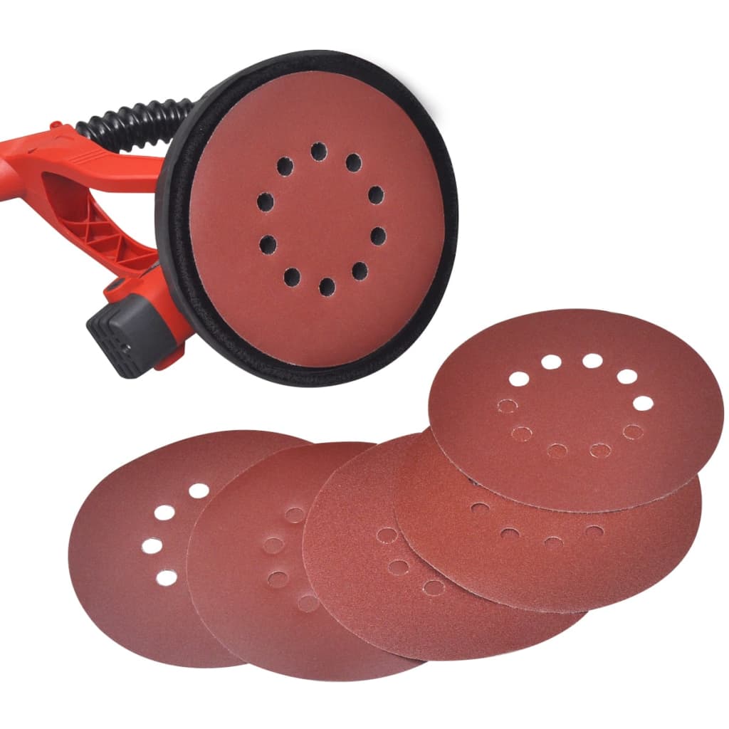 vidaXL Ponceuse de cloison sèche Rouge 750 W