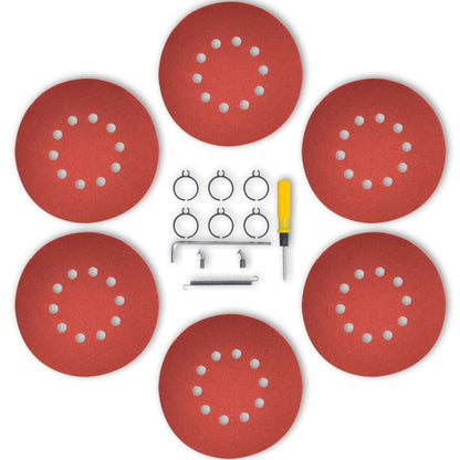 vidaXL Ponceuse de cloison sèche Rouge 750 W