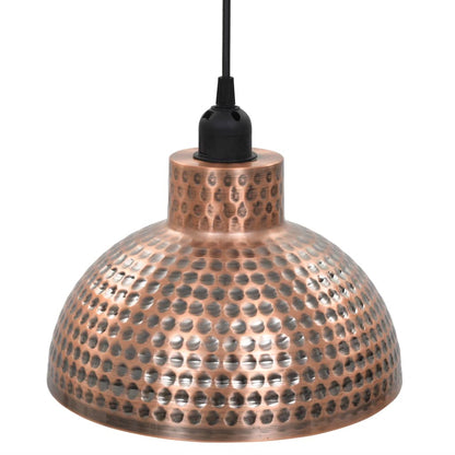 vidaXL Plafonnier 2 pcs Semi-sphérique Couleur cuivre