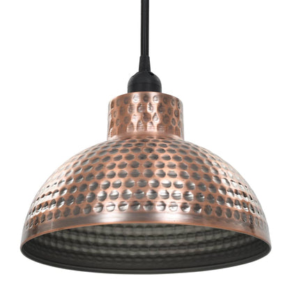 vidaXL Plafonnier 2 pcs Semi-sphérique Couleur cuivre
