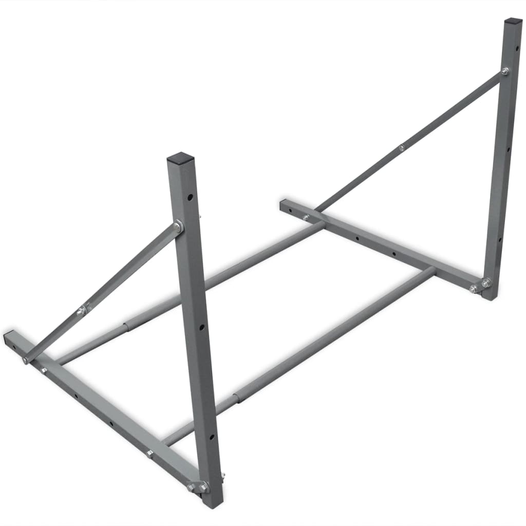 vidaXL Porte-pneus argenté acier